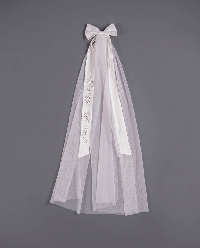 Satin Bow Veil