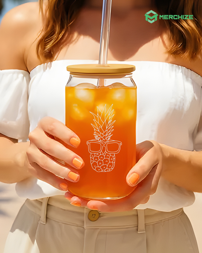 Engraved Sipper Glass (Made in US)