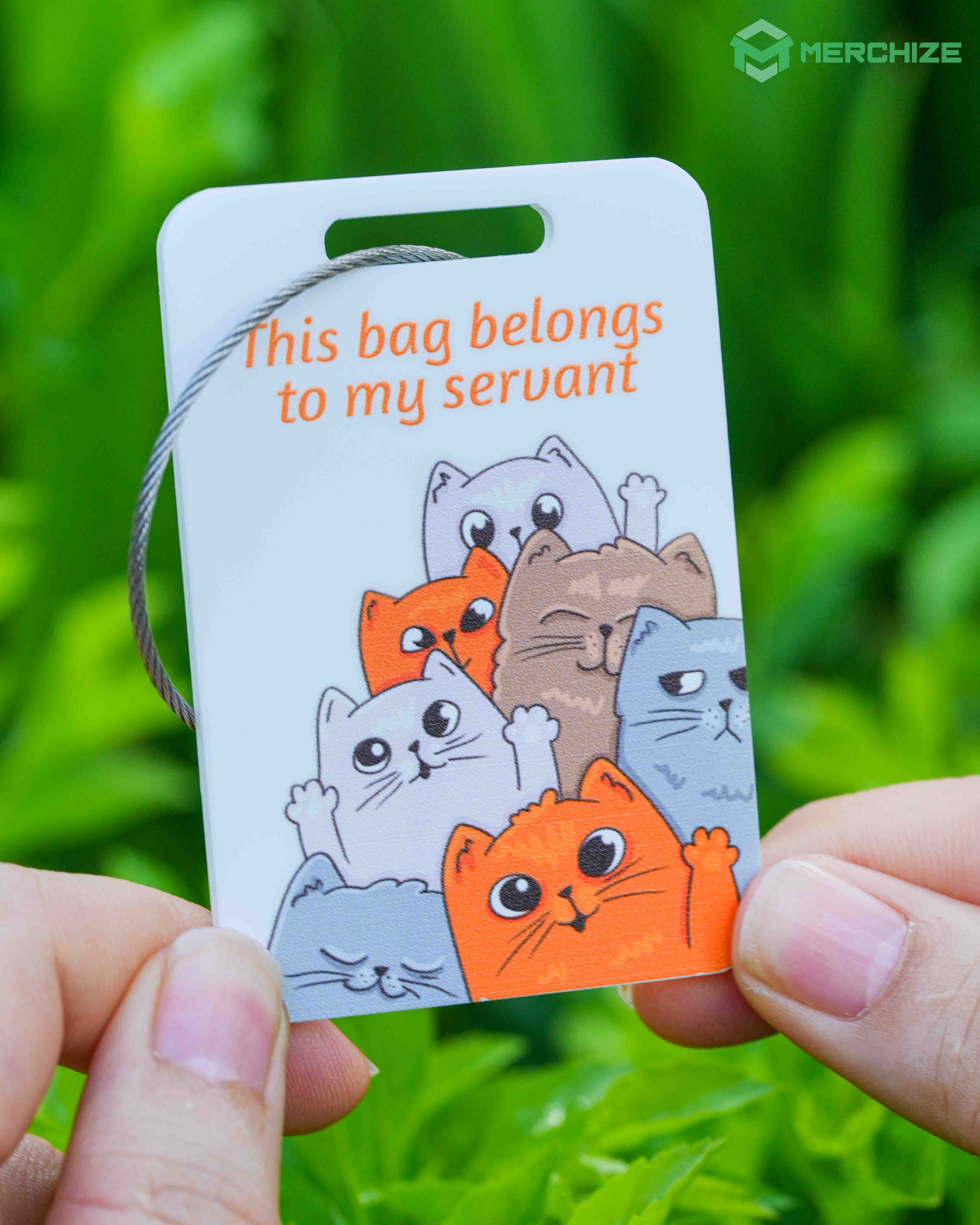 Custom Shape Colored Acrylic Tag