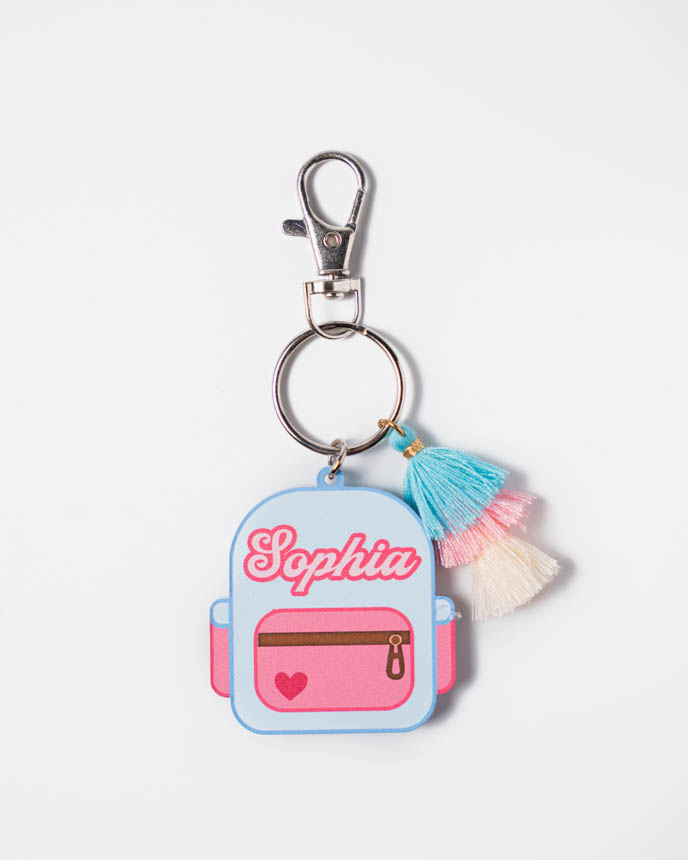 Custom Shape 2-Layer Clear Acrylic Tag With Tassel