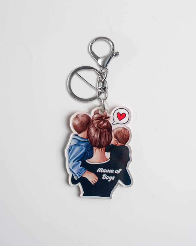 Custom Shape 2-side Printed Acrylic Keychain