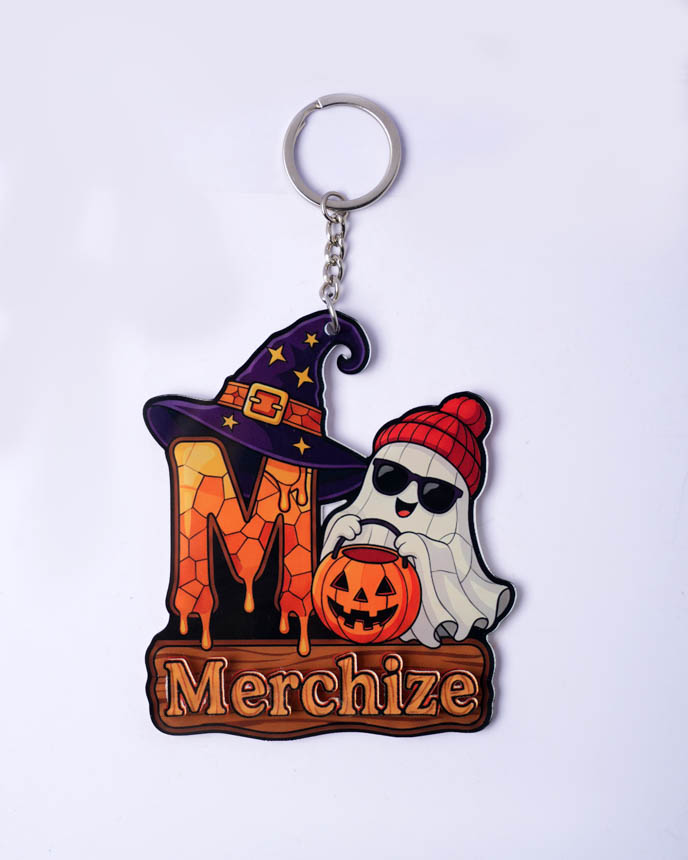Custom Shape 2-Layer Clear Acrylic Tag