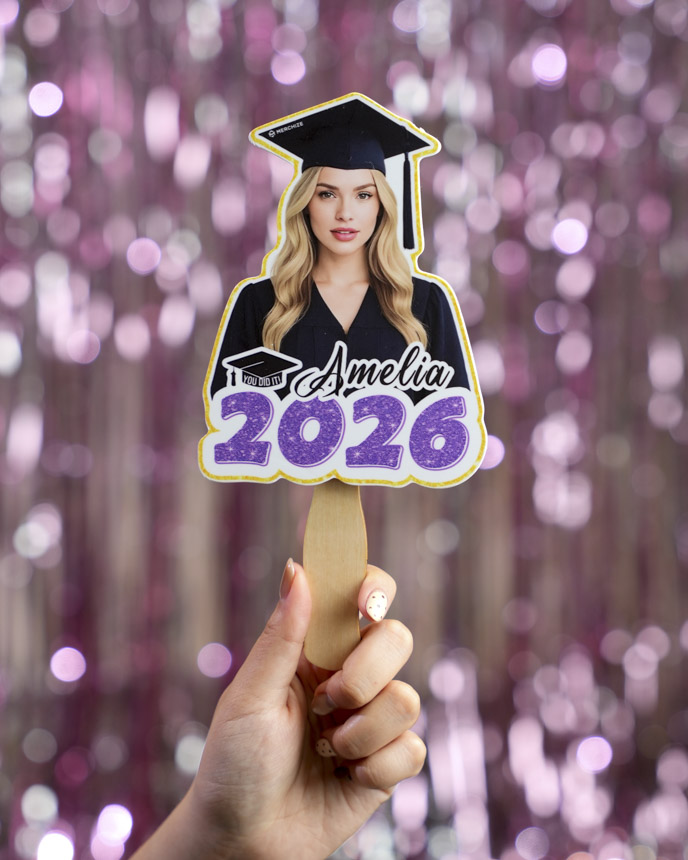 Custom Shape Photo Hand Fan