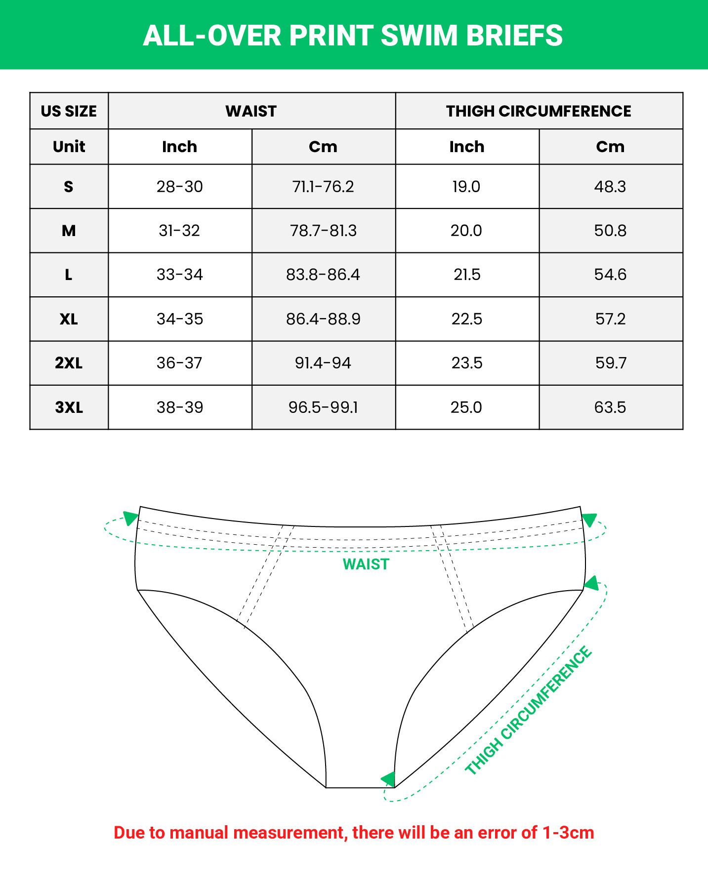 All-over Print Swim Briefs