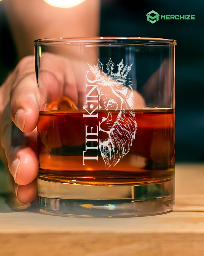Engraved Whiskey Glass (Made in US)