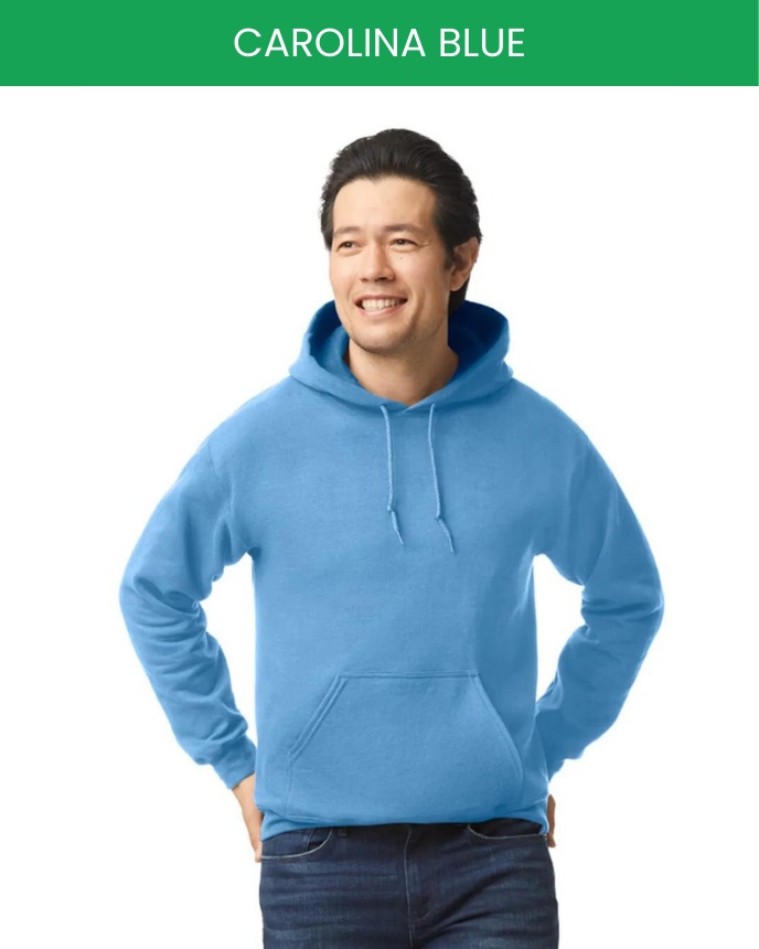 Gildan hotsell blue hoodie