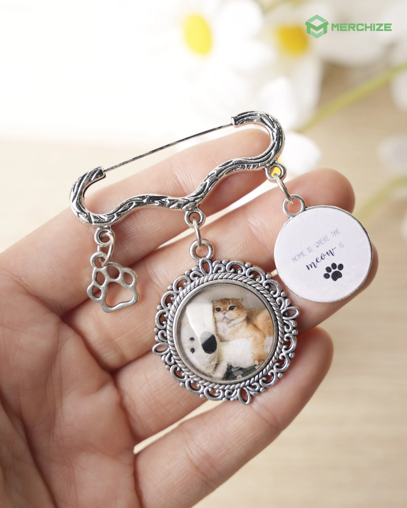 Photo Charm Pin