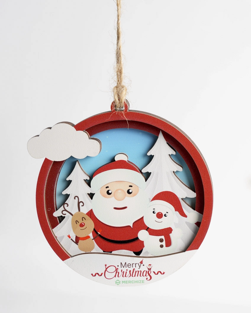 Custom Shape 3-Layered Wood Ornament
