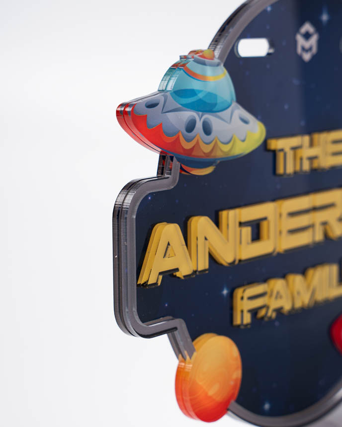 Custom Shape Acrylic Stroller Sign