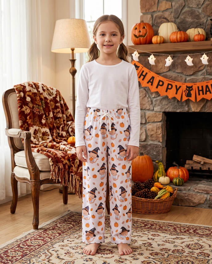 All-over Print Kid and Youth Loose Pajama Pants