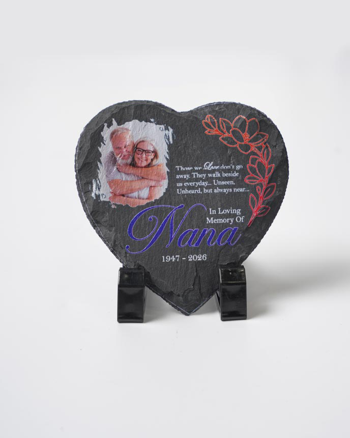 2-side Printed Memorial Garden Stone