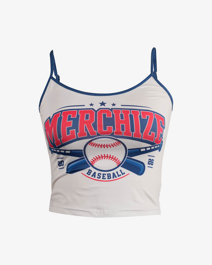All-over Print Women's Fitted Tank Top (Thin Straps)