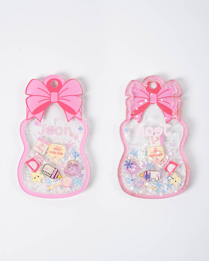 Custom Shape Glitter Shaker Ornament