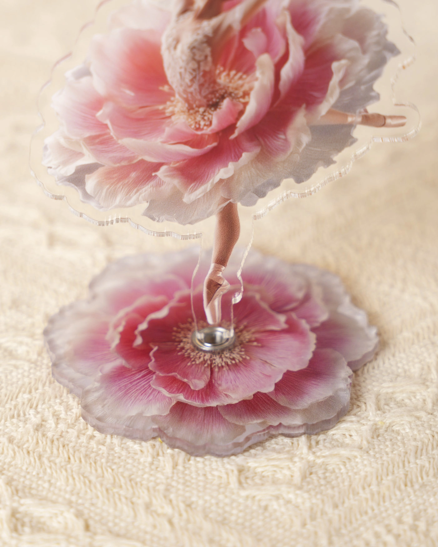 Custom Shape Acrylic Spinning Standee