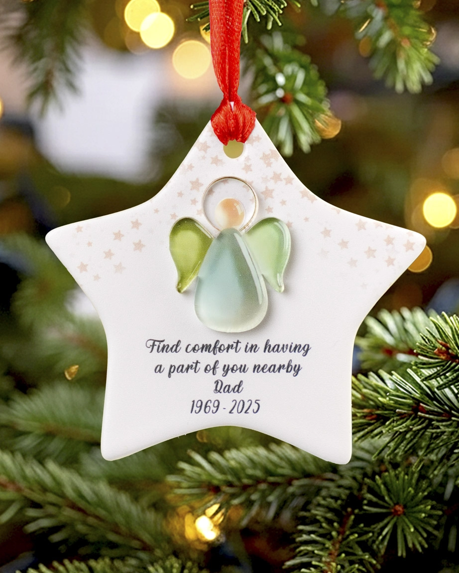 Ceramic and Acrylic Ornament