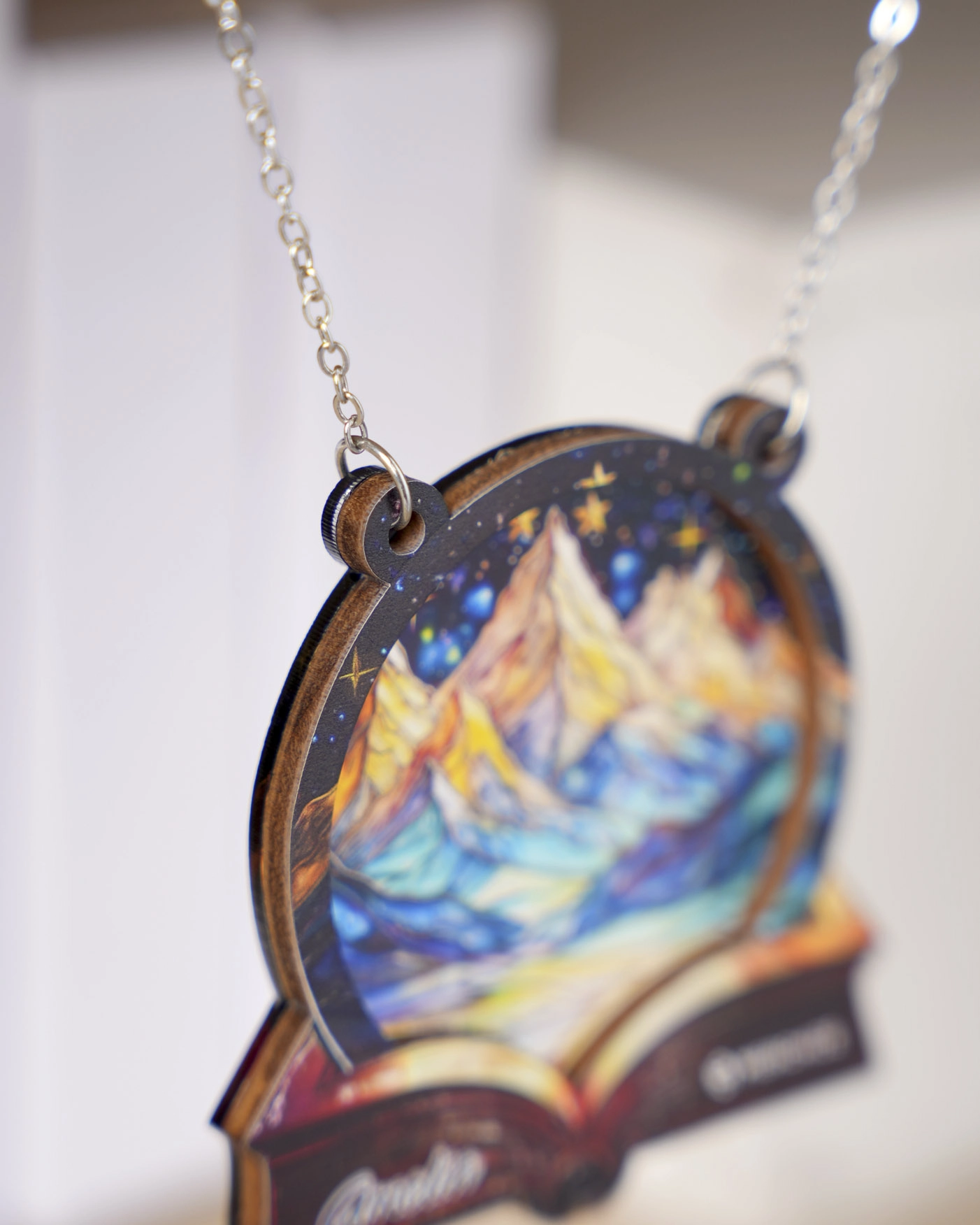 Custom Shape Suncatcher Bookshelf Sign
