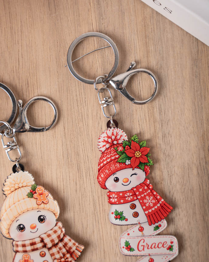 Custom Shape Acrylic Connected Keychain