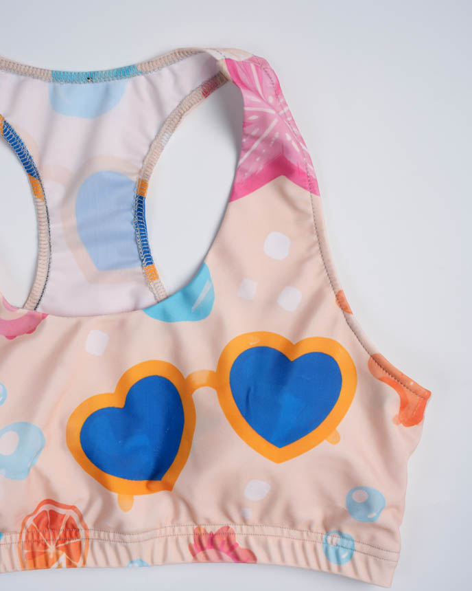 All-over Print Sporty Tank Bikini