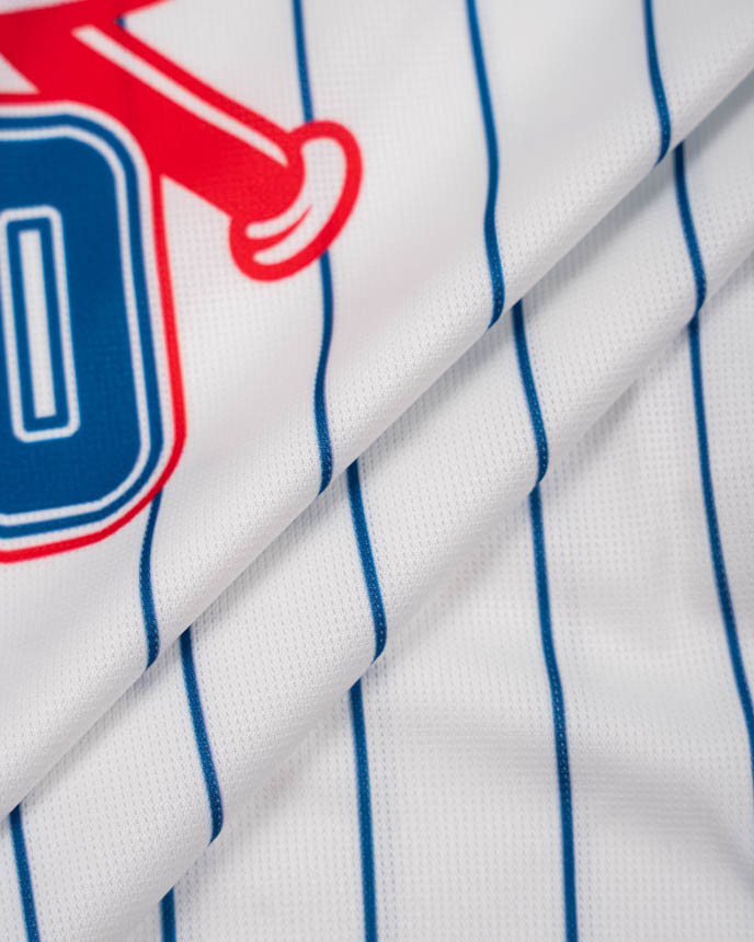 All-over Print Baseball Jersey Without Piping (White Buttons)