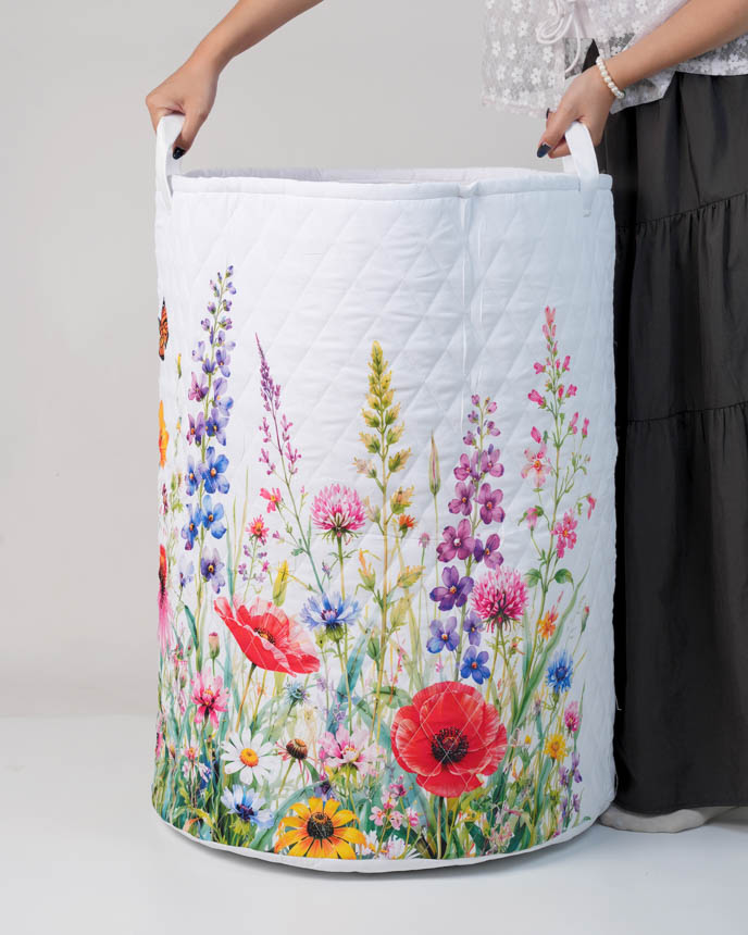 Quilt Laundry Basket