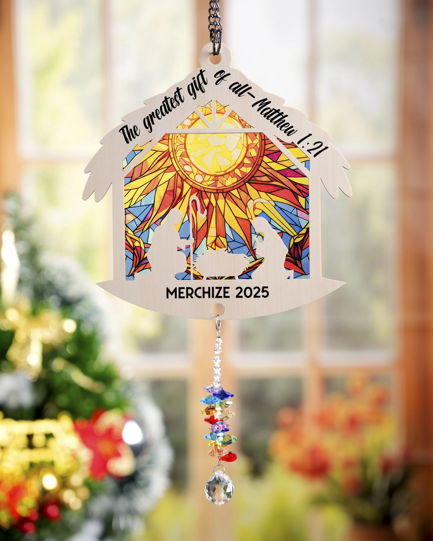 Custom Shape Window Hanging Suncatcher