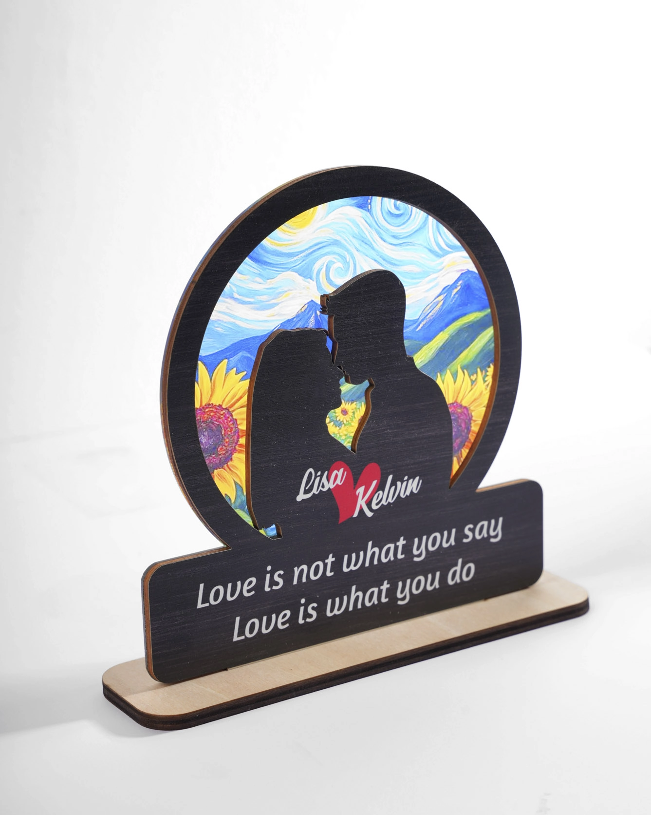 Custom Shape Suncatcher Standee