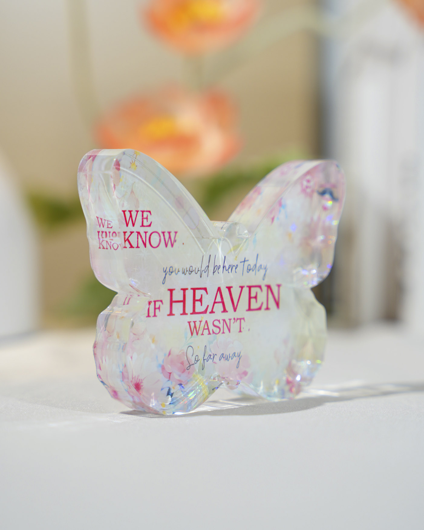 2-side Printed Hologram Acrylic Plaque (without stand) 0.6 IN