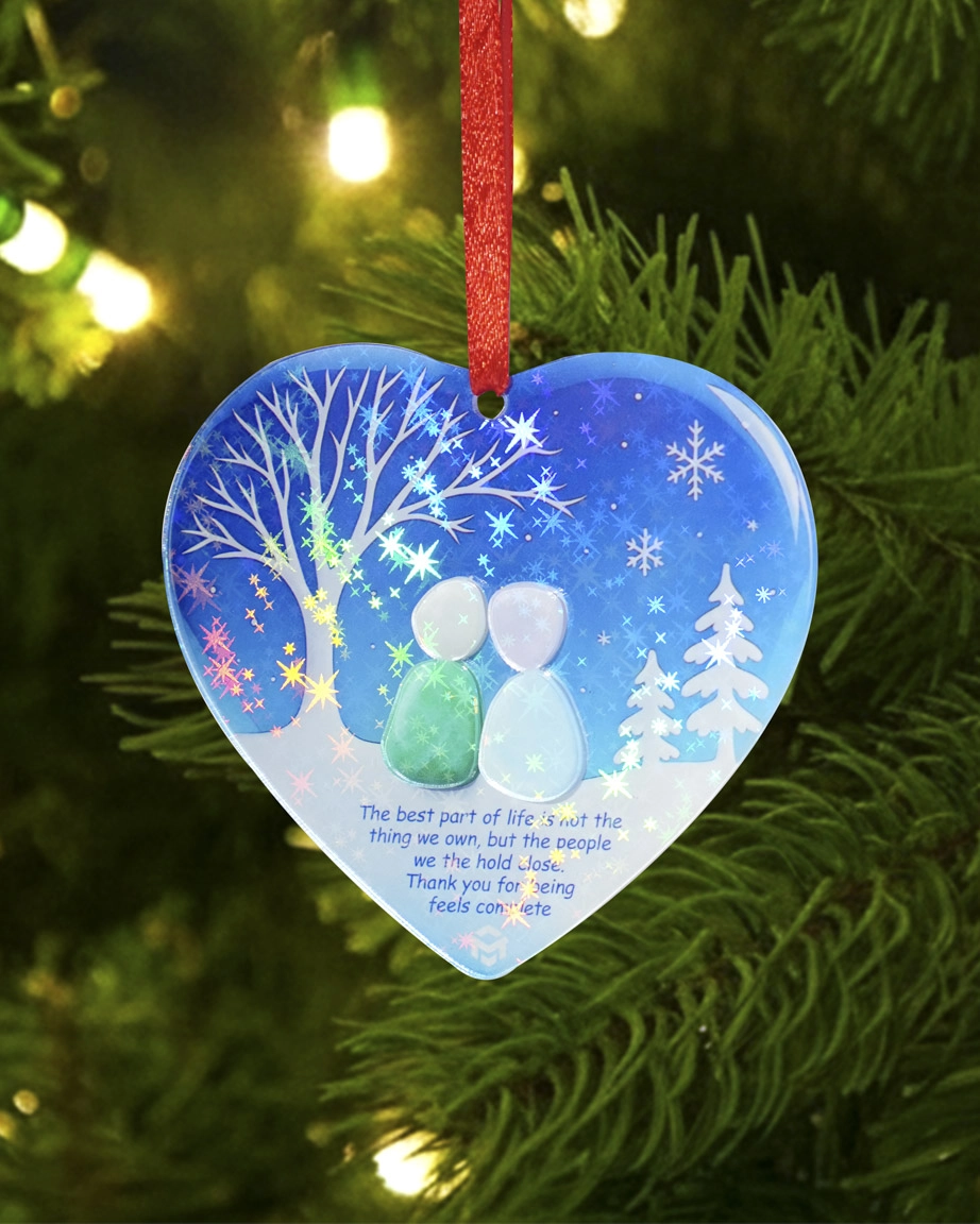 Custom Shape 2-Layer Hologram Ornament