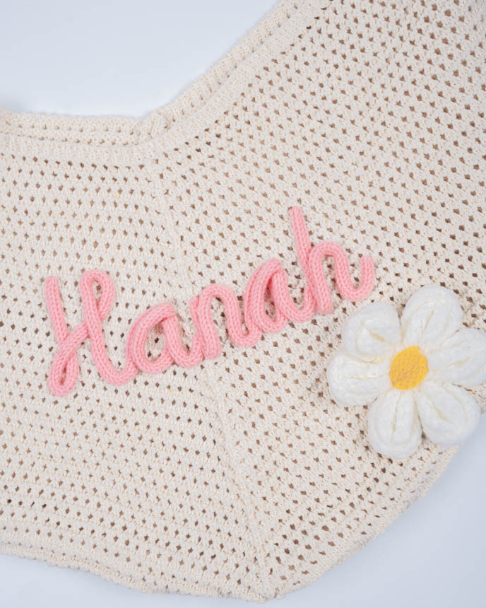 Embroidered Beach Tote Bag (Made in China)