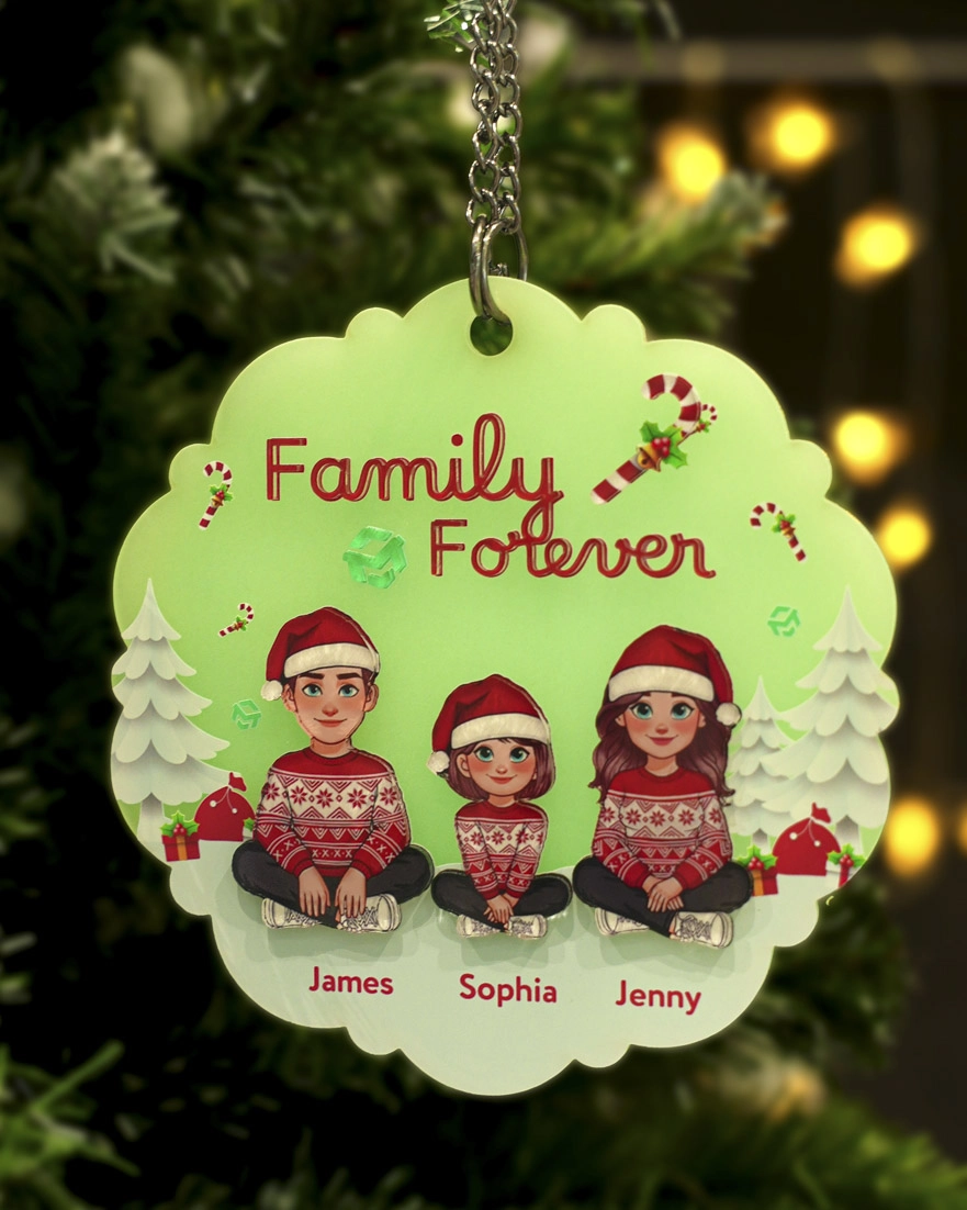 Custom Shape Acrylic And Luminous Acrylic Ornament