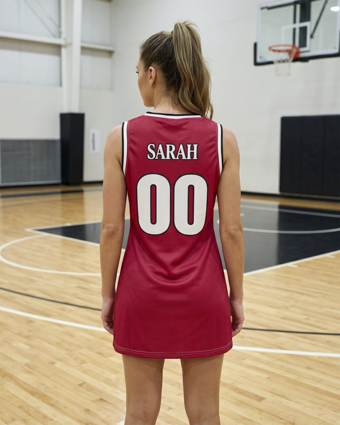 All-over Print Basketball Jersey Dress 
