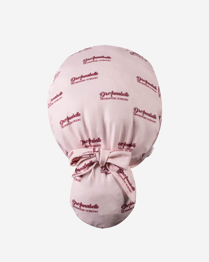 All-over Print Ponytail Scrub Cap