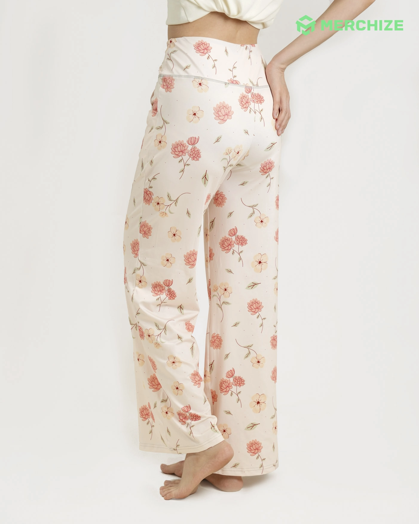 All-over Print Wide Leg Yoga Pants