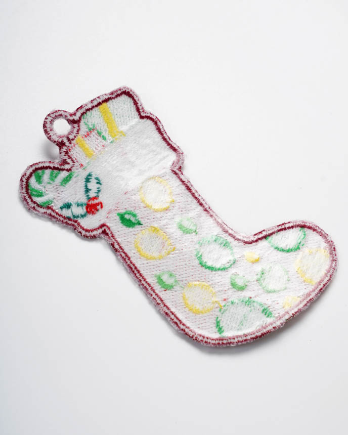 Custom Shape Embroidered Ornament