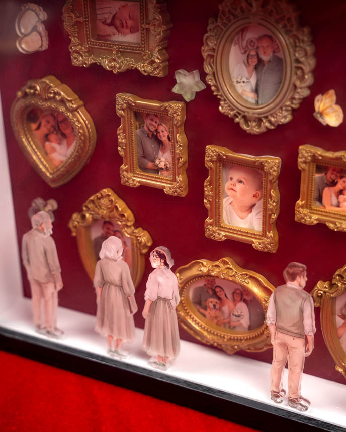 Custom Shape Acrylic And Photo Museum Frame Box