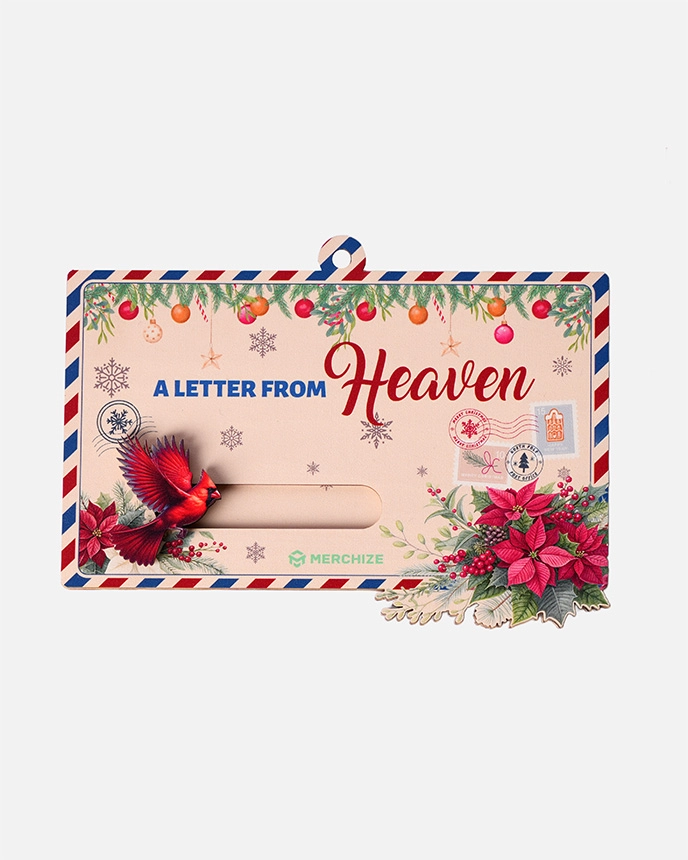 Custom Shape Wooden Slider Ornament