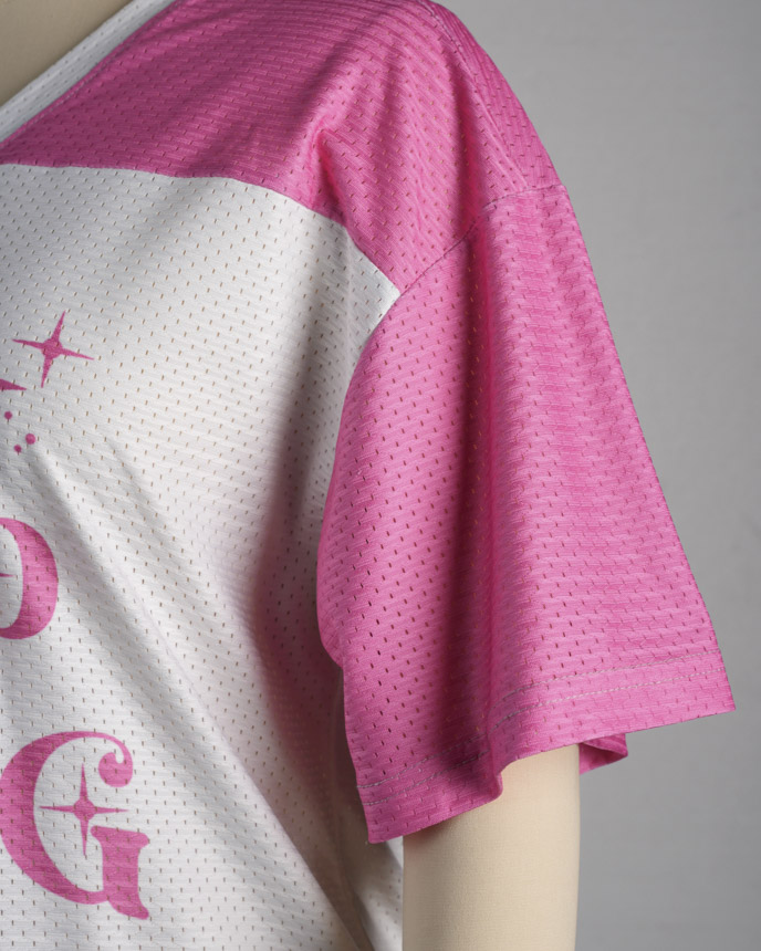 All-over Print Drop Shoulder Mesh Football Jersey