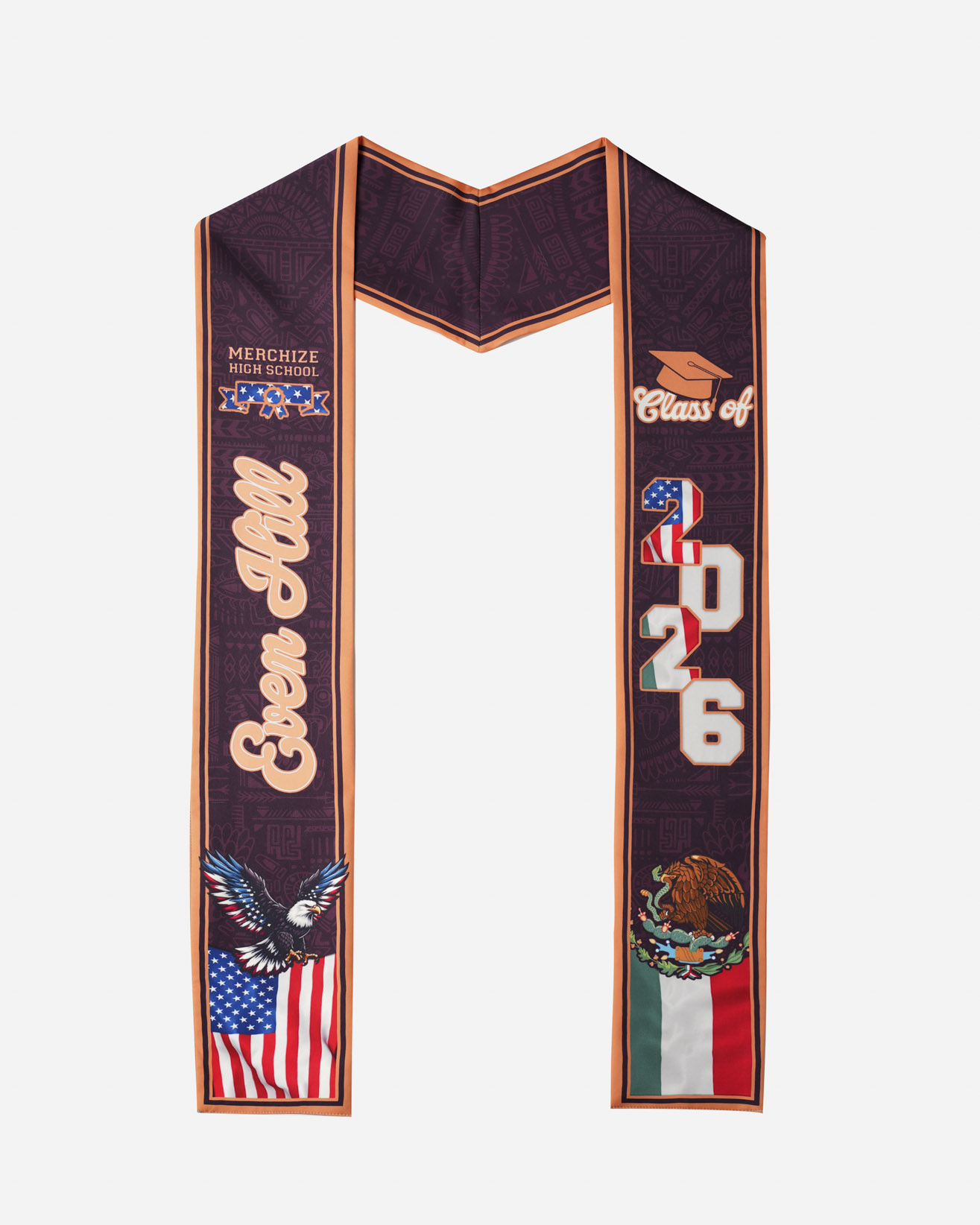 Satin Graduation Stole