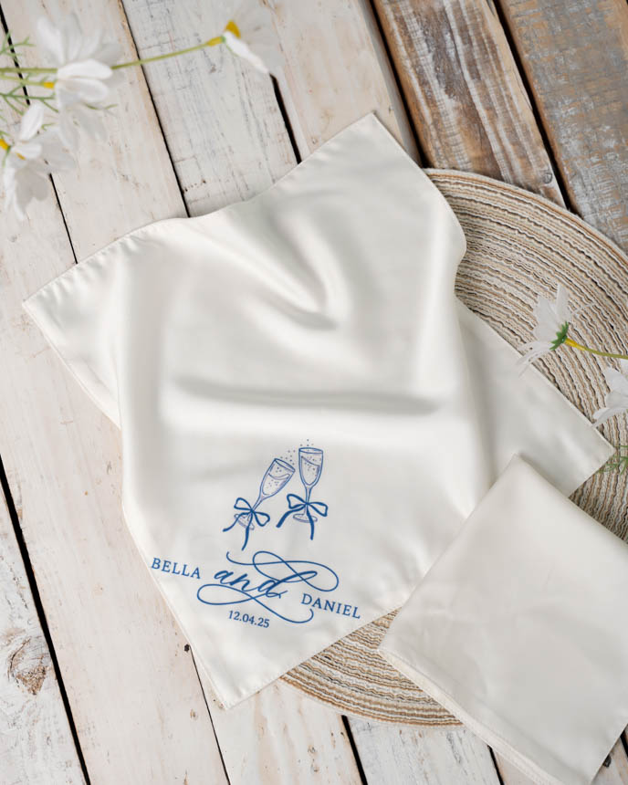 All-over Print Satin Handkerchief