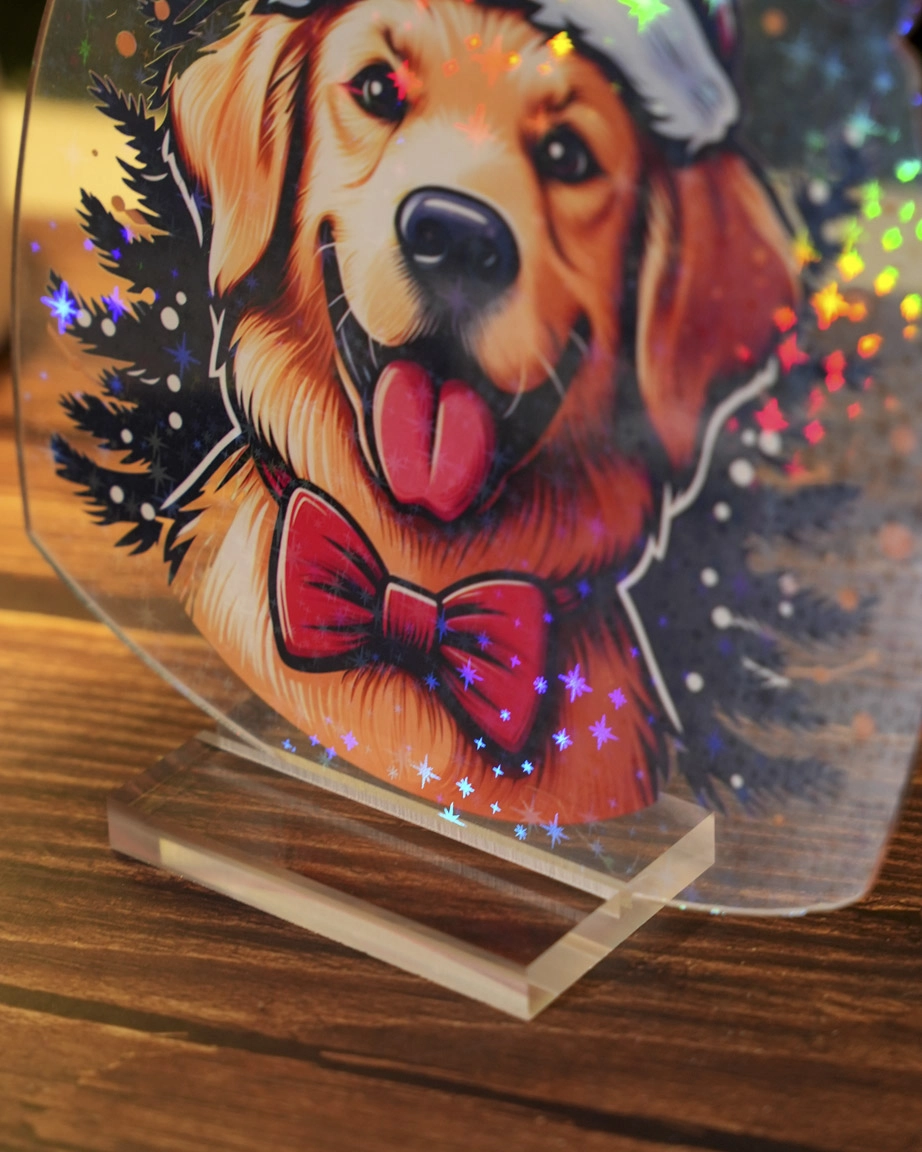 Custom Shape Hologram Plaque