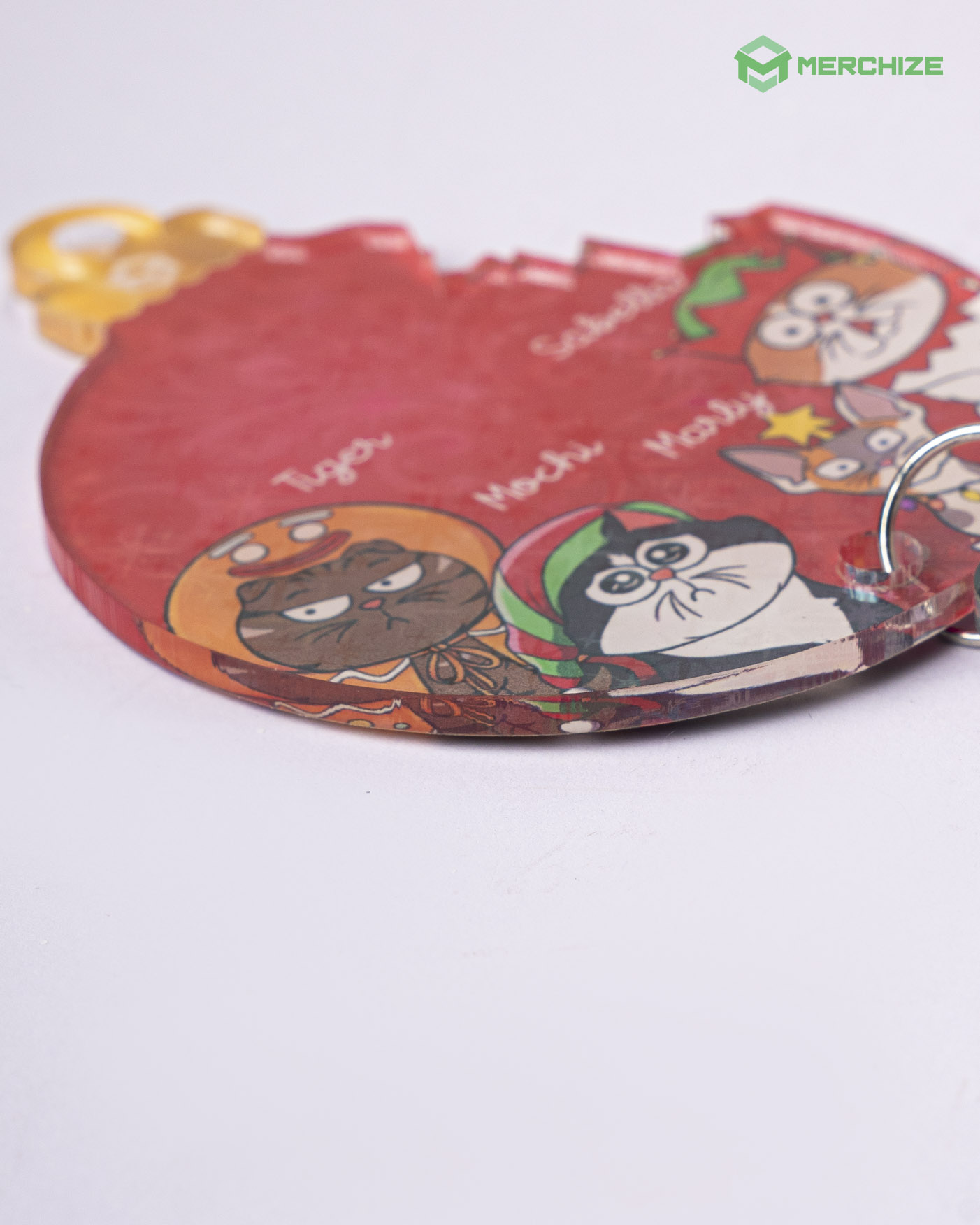Custom Shape Hologram Charm