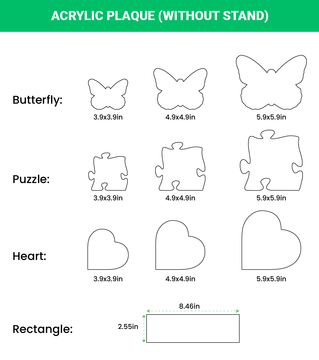 Hologram Acrylic Plaque (without stand) 0.6 IN