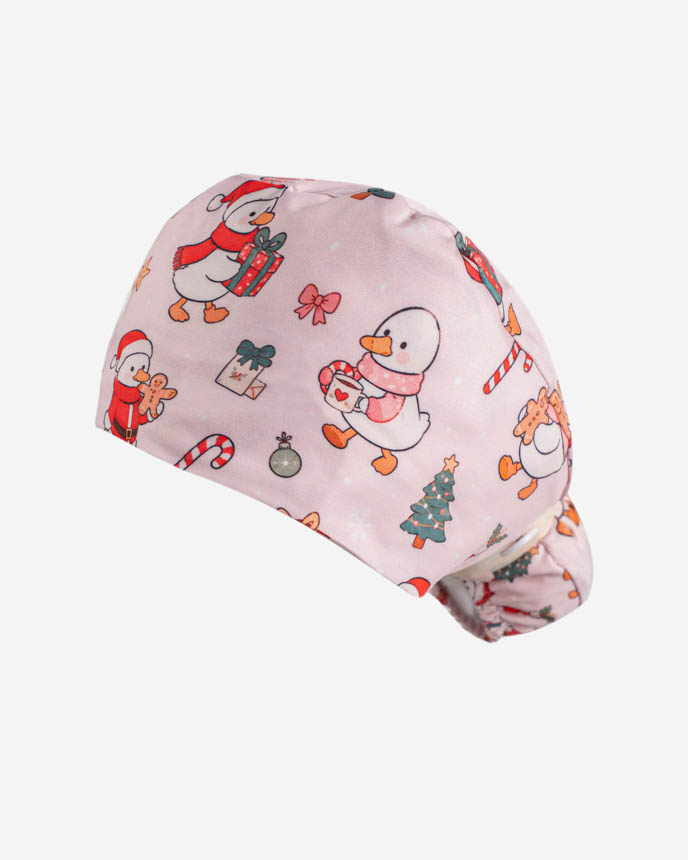 All-over Print Ponytail Scrub Cap