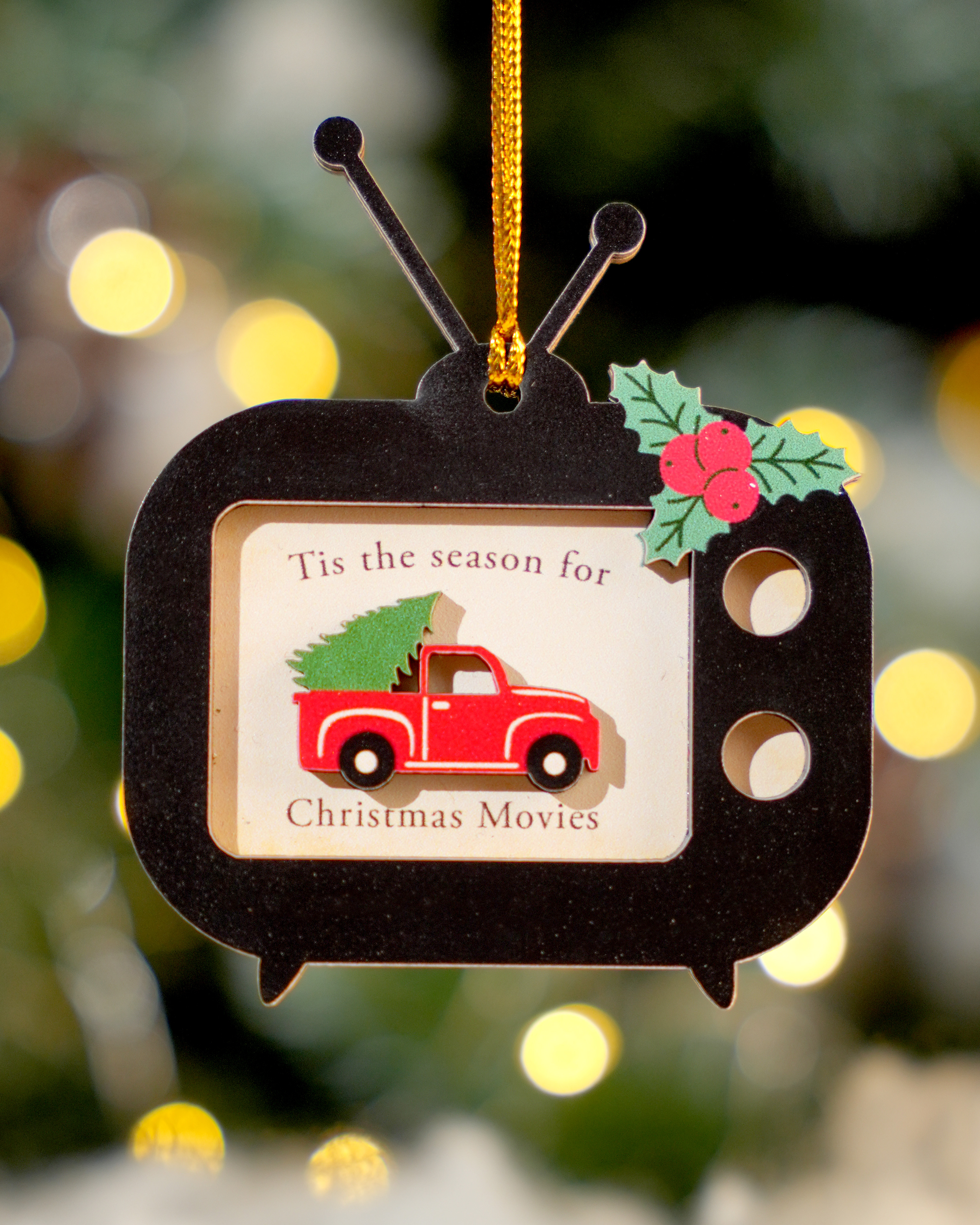 Custom Shape 2-Layered Wood Ornament