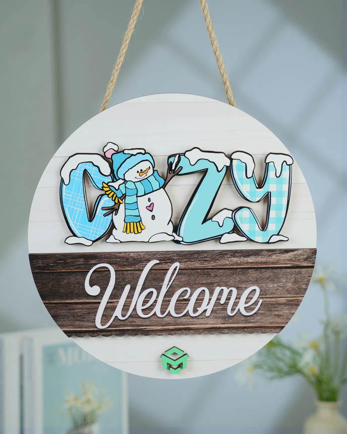 Custom Shape Interchangeable Wood Sign