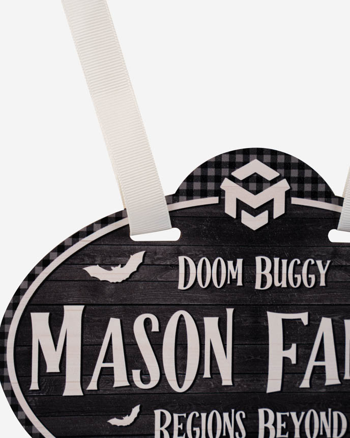 Custom Shape Wood Stroller Sign