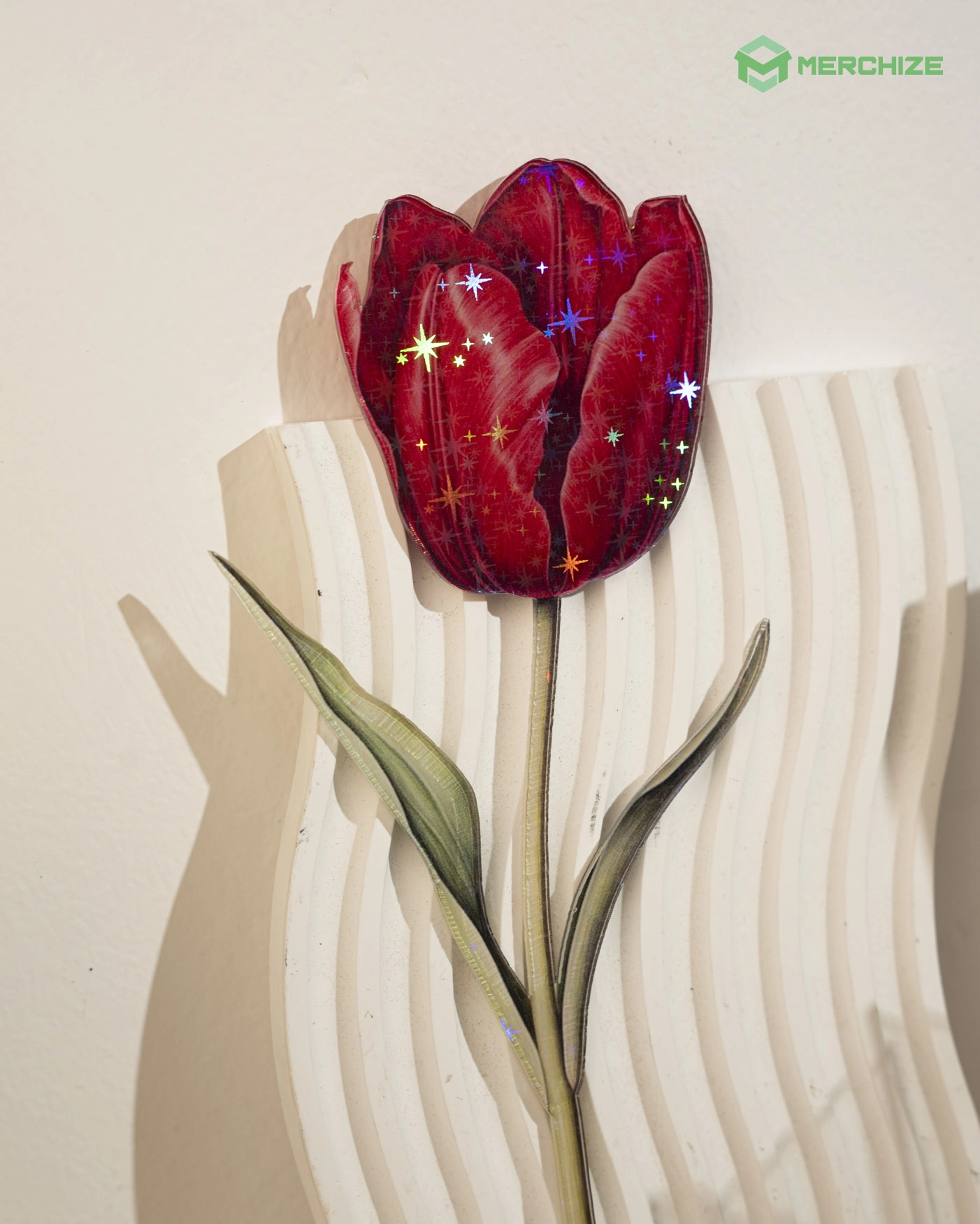 Custom Shape Hologram Flower