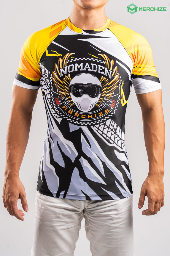 All-over Print Short-sleeve Rash Guard - Print On Demand