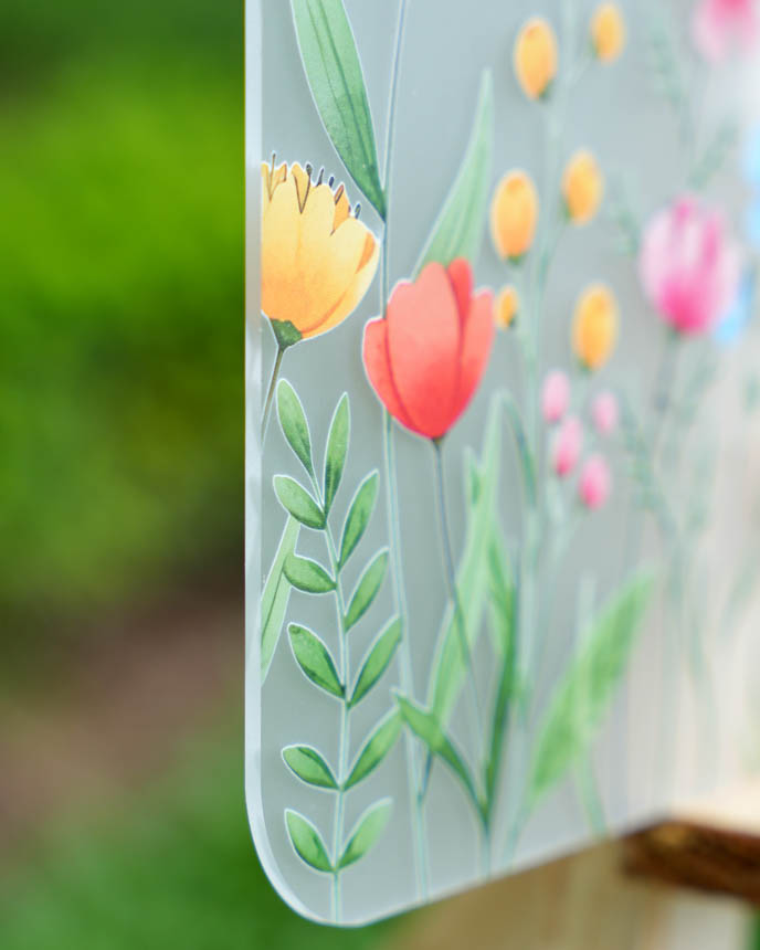 Custom Shape Frosted Acrylic Welcome Sign