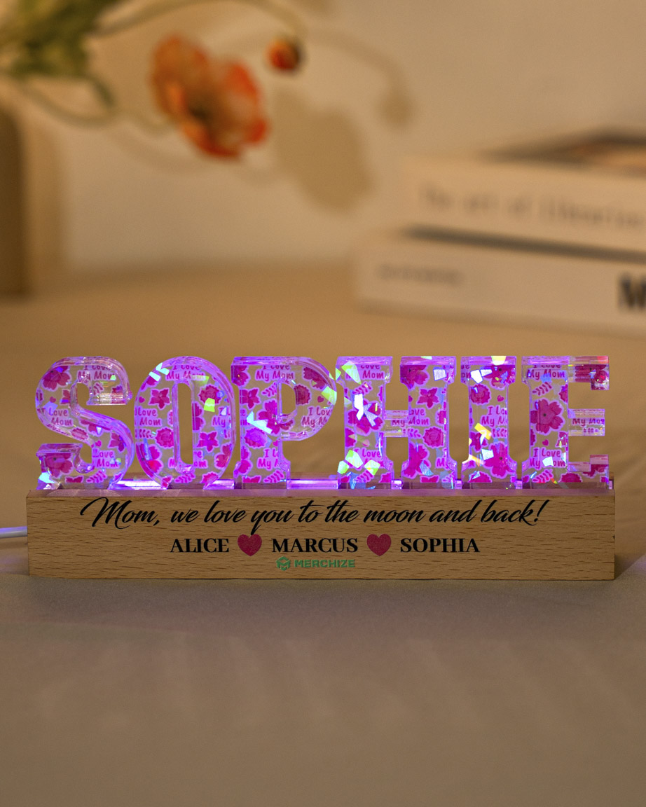 Hologram Name Night Light